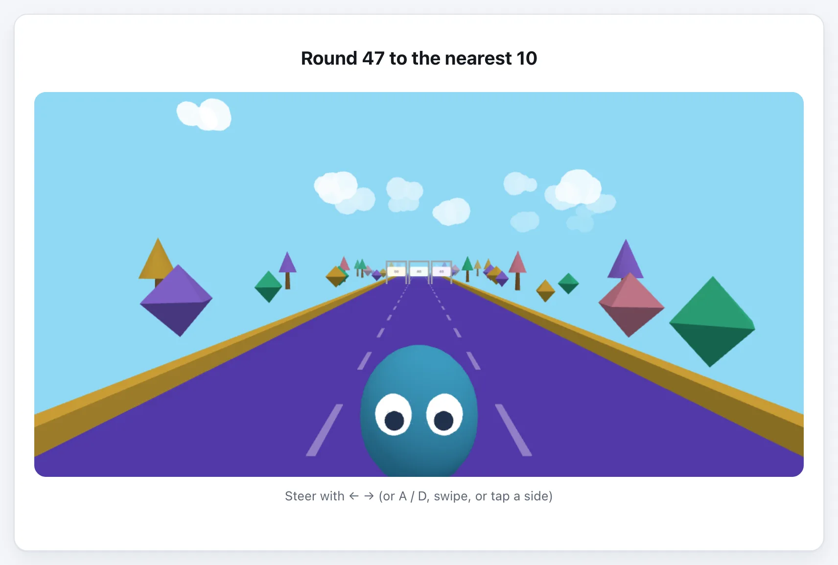 Rounding Run gameplay